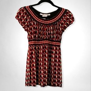 Max Studio Pilgrim Top with Empire Waist-XS